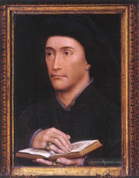 porträt bärtigen mannes Ölbilder verkaufen - Porträt eines Mannes Guillaume Fillastre Rogier van der Weyden